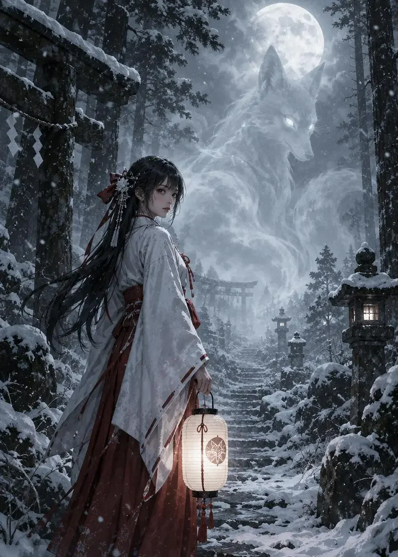 霜枝神社封面，东方幻想题材作品
